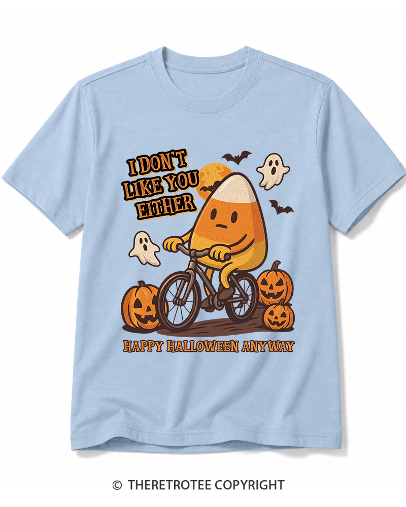 TheRetroTee I Don’t Like You Either 1990s Halloween Cotton T-Shirt