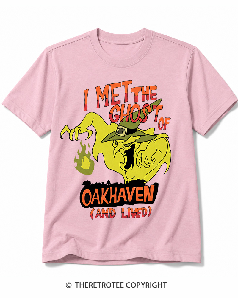 TheRetroTee I Met The Ghost Of Oakhaven 1990s Cotton T-Shirt
