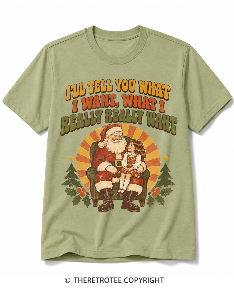 TheRetroTee Tell Me What You Want 1990s Cotton T-Shirt