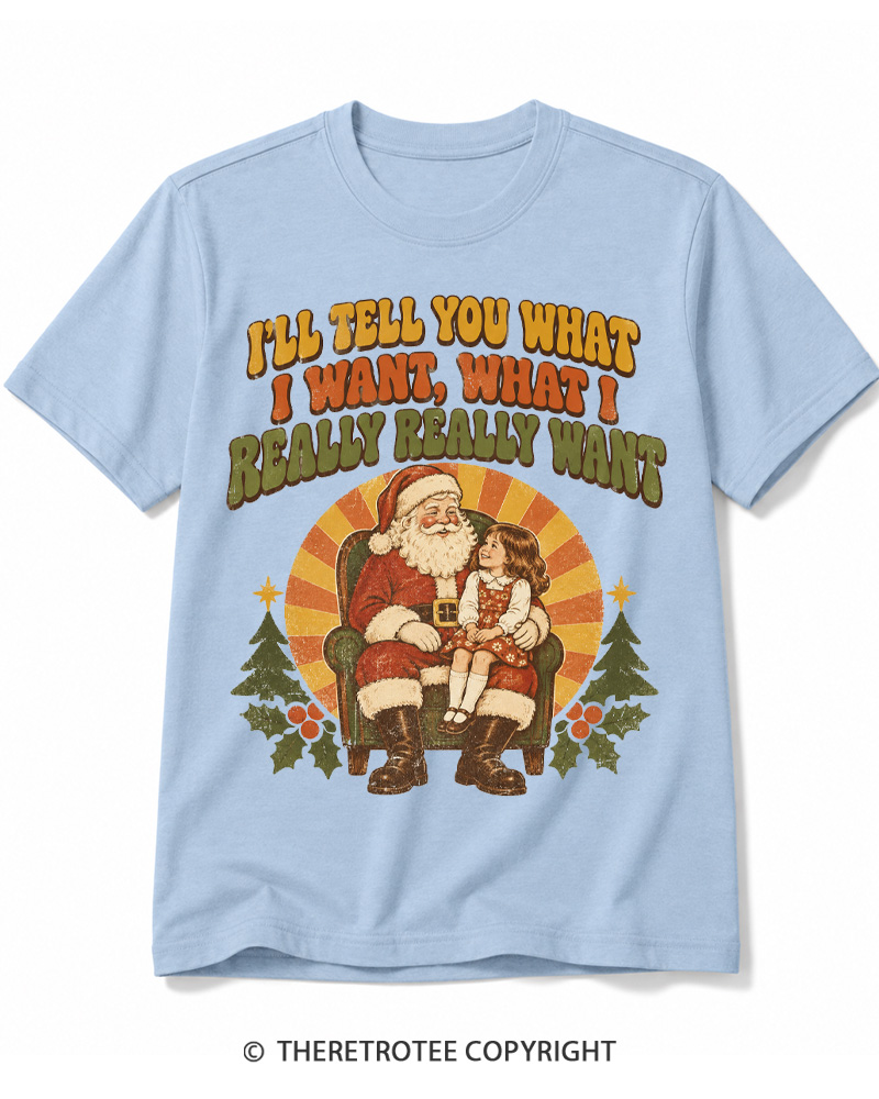 TheRetroTee Tell Me What You Want 1990s Cotton T-Shirt