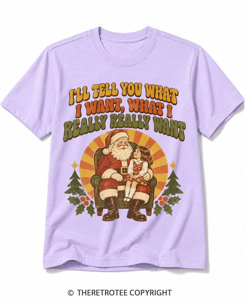TheRetroTee Tell Me What You Want 1990s Cotton T-Shirt