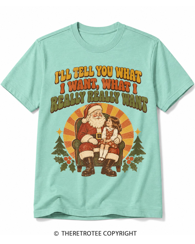 TheRetroTee Tell Me What You Want 1990s Cotton T-Shirt