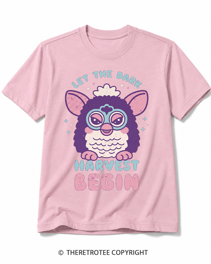 TheRetroTee Let The Dark Harvest Begin 1990s Cotton T-Shirt