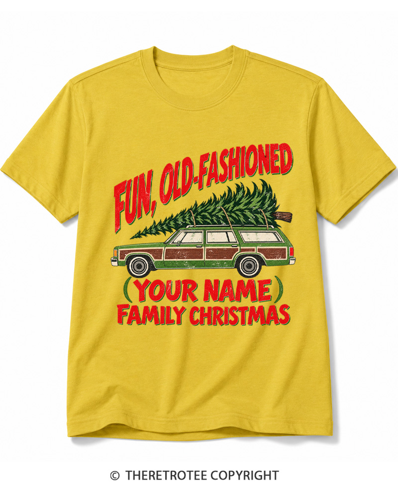 TheRetroTee Fun Old-Fashioned 1980s Cotton T-Shirt