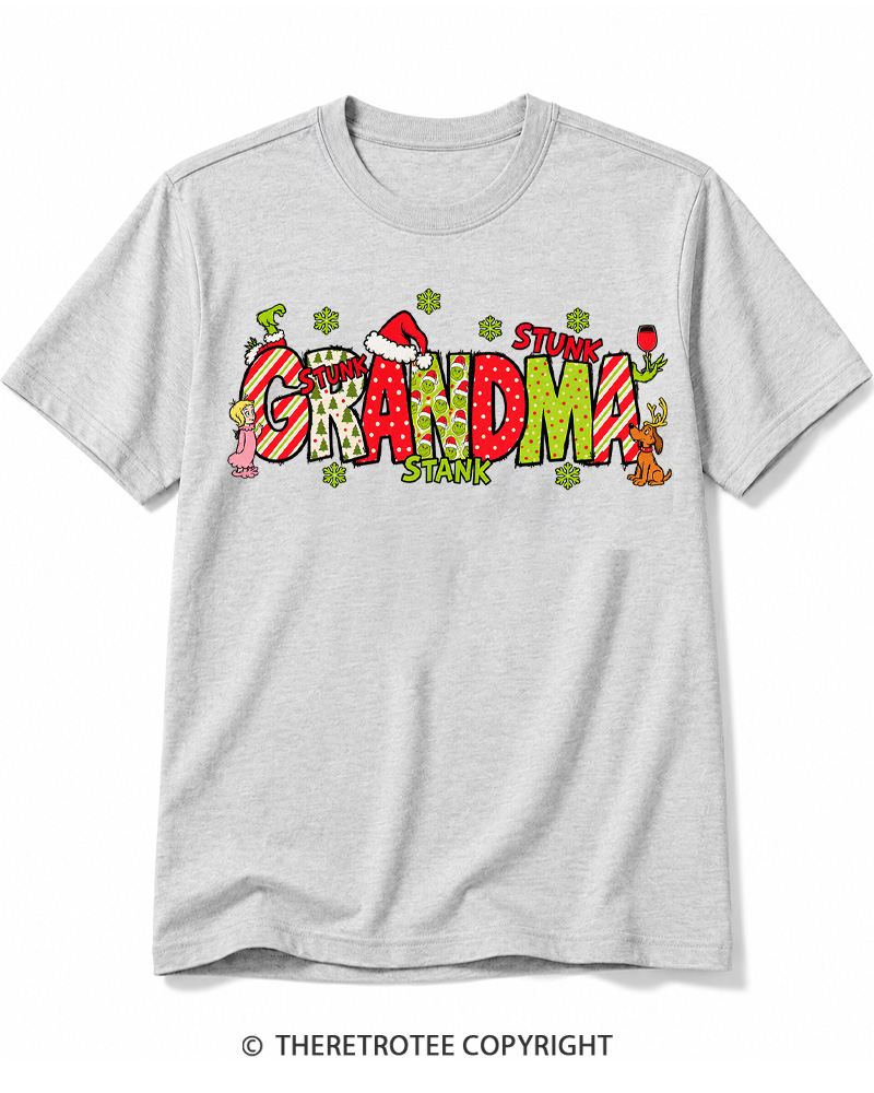 TheRetroTee Christmas Mom 1960s Cotton T-Shirt