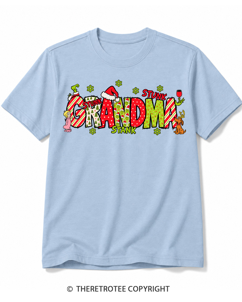 TheRetroTee Christmas Mom 1960s Cotton T-Shirt