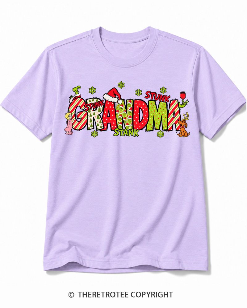 TheRetroTee Christmas Mom 1960s Cotton T-Shirt