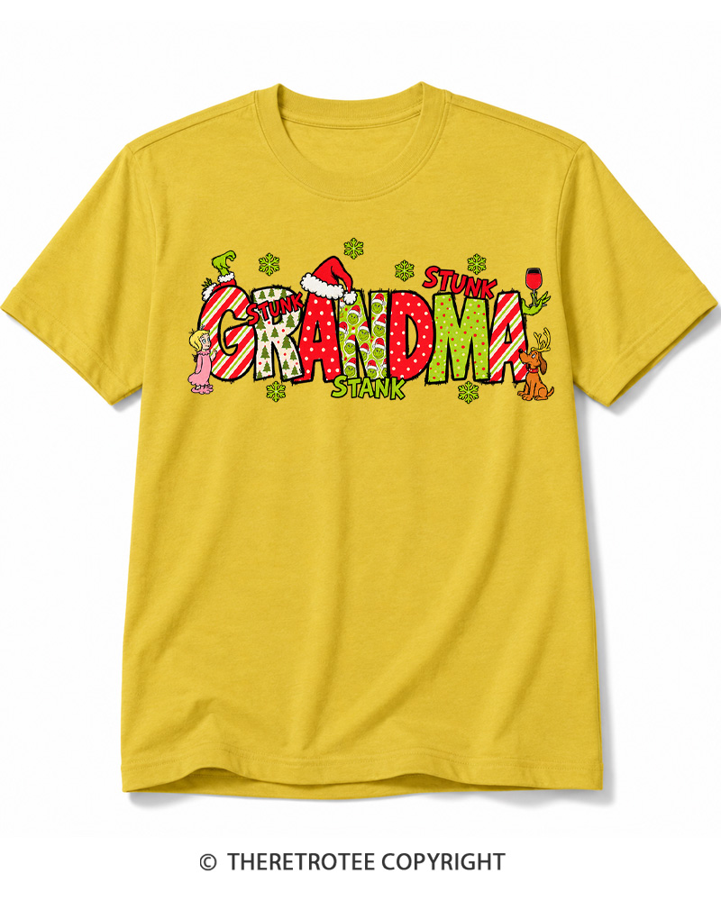TheRetroTee Christmas Mom 1960s Cotton T-Shirt