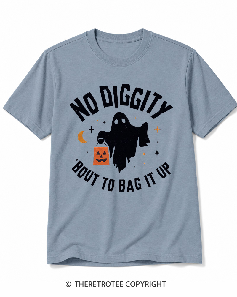 TheRetroTee No Diggity, Bout to Bag It Up 2000s Cotton T-Shirt