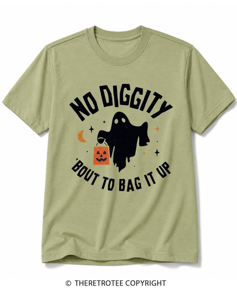 TheRetroTee No Diggity, Bout to Bag It Up 2000s Cotton T-Shirt