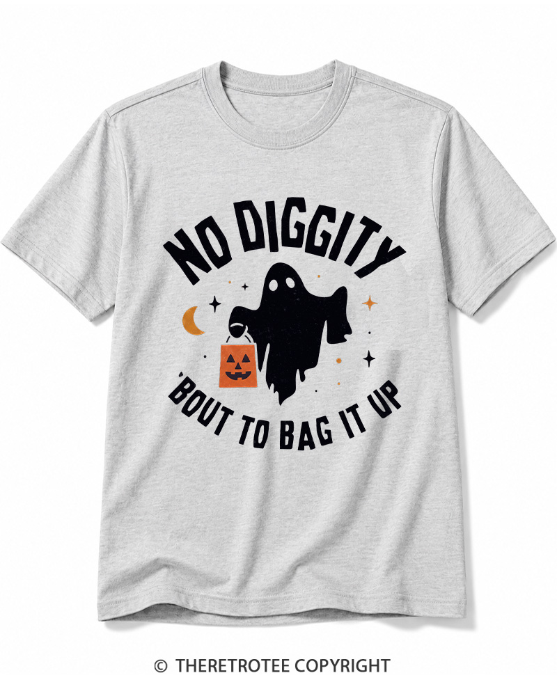 TheRetroTee No Diggity, Bout to Bag It Up 2000s Cotton T-Shirt