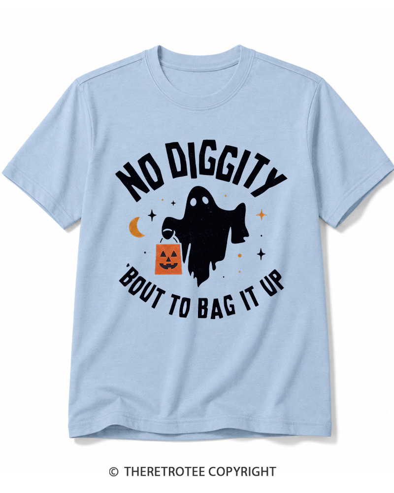 TheRetroTee No Diggity, Bout to Bag It Up 2000s Cotton T-Shirt