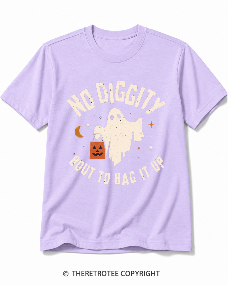 TheRetroTee No Diggity, Bout to Bag It Up 2000s Cotton T-Shirt