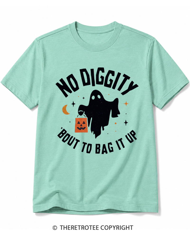 TheRetroTee No Diggity, Bout to Bag It Up 2000s Cotton T-Shirt