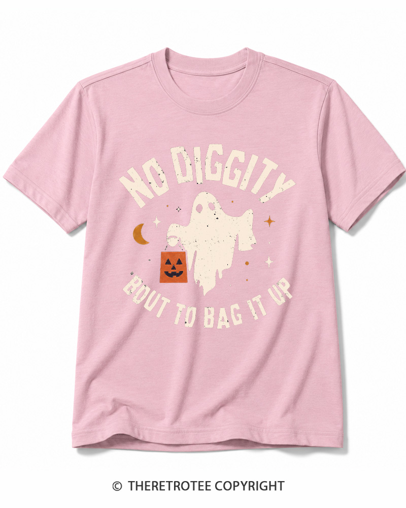TheRetroTee No Diggity, Bout to Bag It Up 2000s Cotton T-Shirt