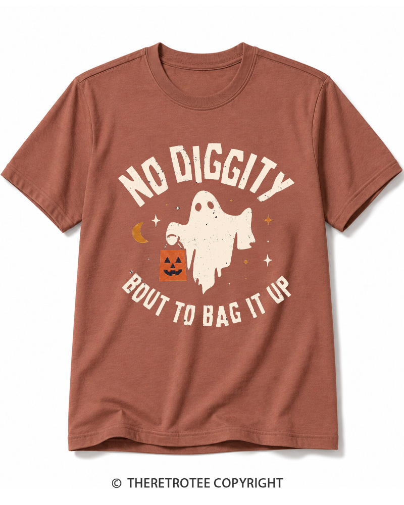 TheRetroTee No Diggity, Bout to Bag It Up 2000s Cotton T-Shirt