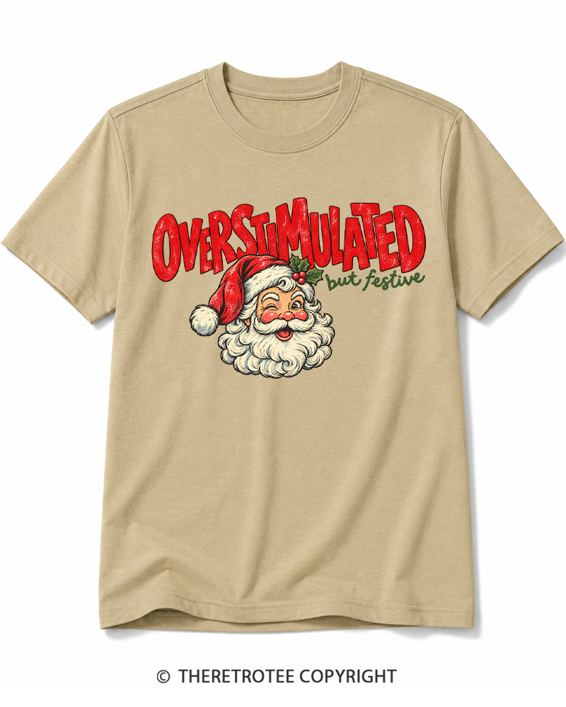 TheRetroTee Overstimulated 1960s Cotton T-Shirt