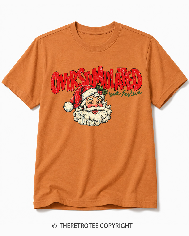 TheRetroTee Overstimulated 1960s Cotton T-Shirt