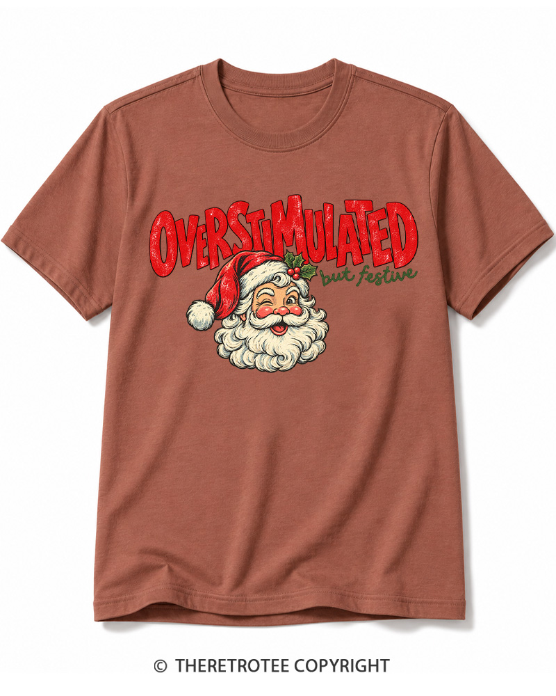 TheRetroTee Overstimulated 1960s Cotton T-Shirt