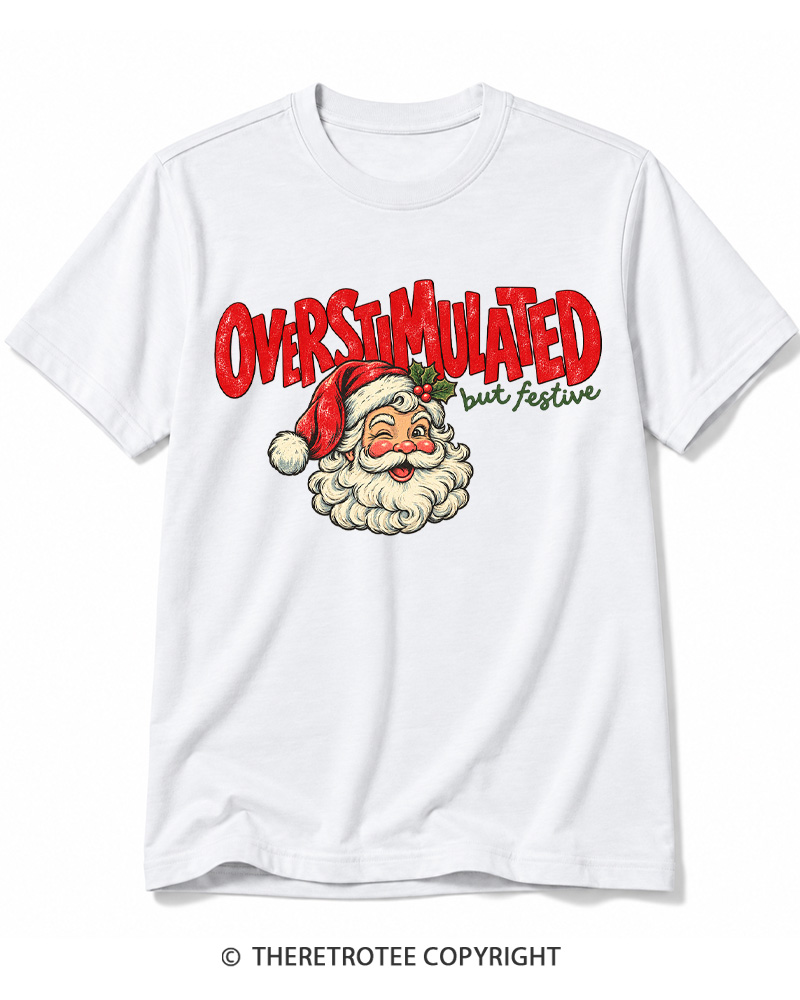 TheRetroTee Overstimulated 1960s Cotton T-Shirt