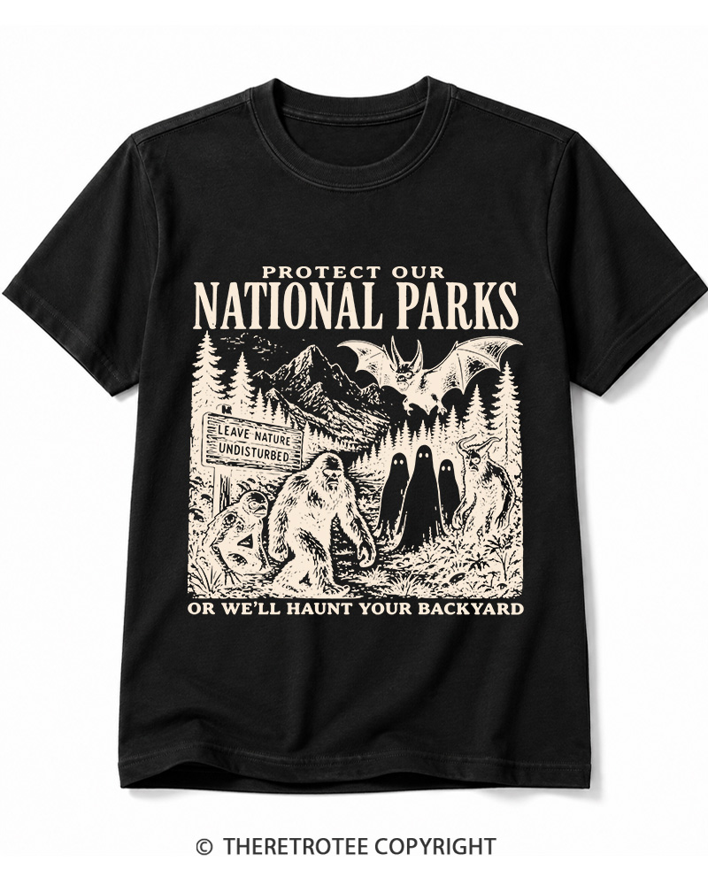 TheRetroTee Protect Our National Parks Cotton T-Shirt
