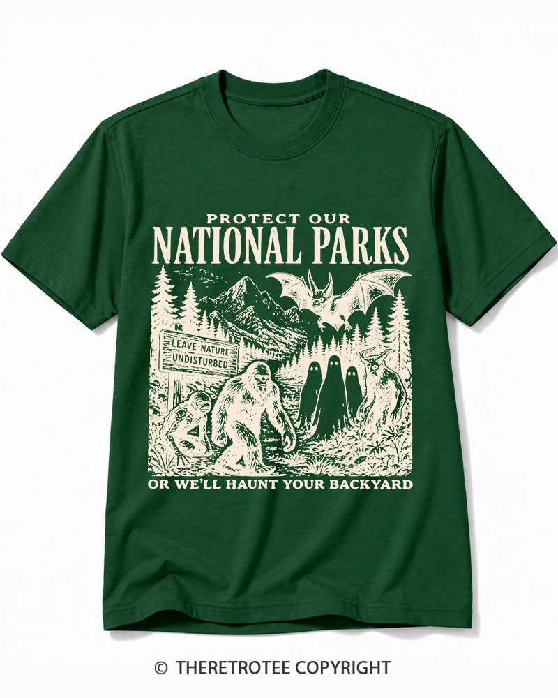 TheRetroTee Protect Our National Parks Cotton T-Shirt