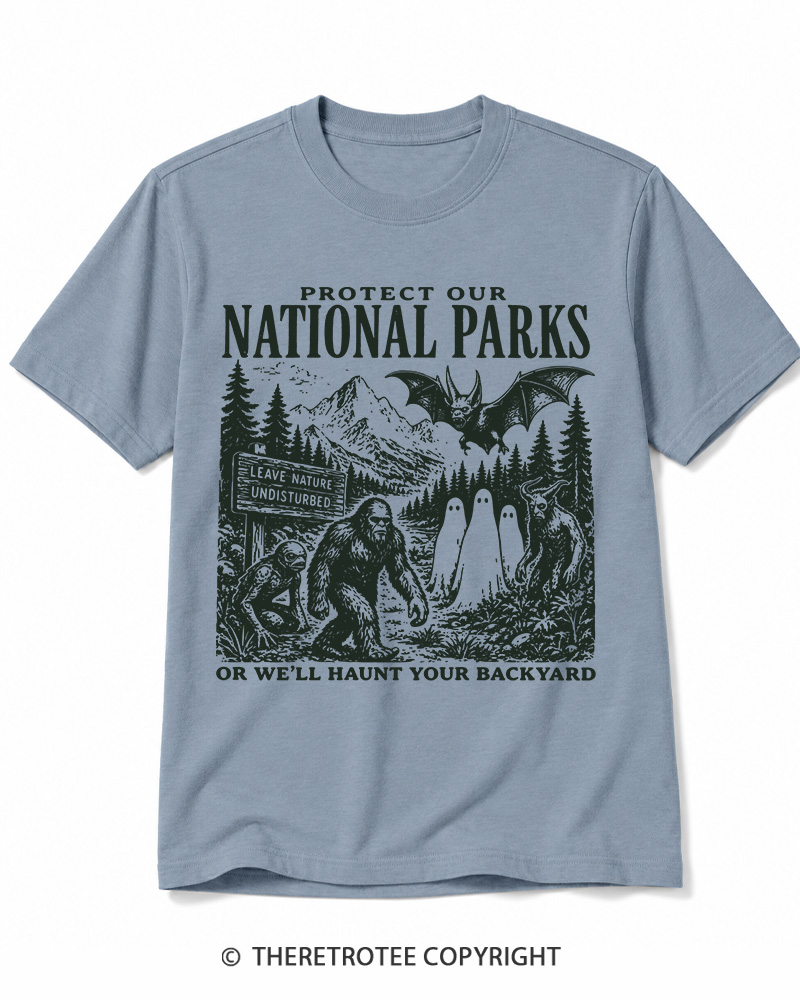 TheRetroTee Protect Our National Parks Cotton T-Shirt