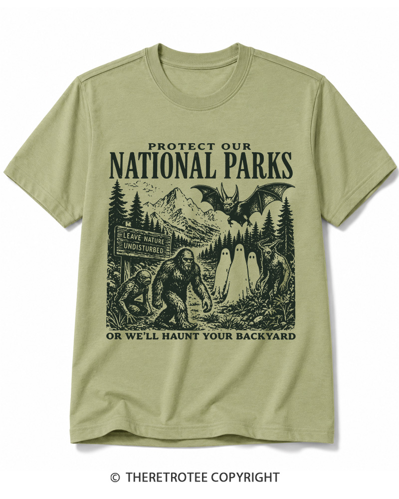 TheRetroTee Protect Our National Parks Cotton T-Shirt