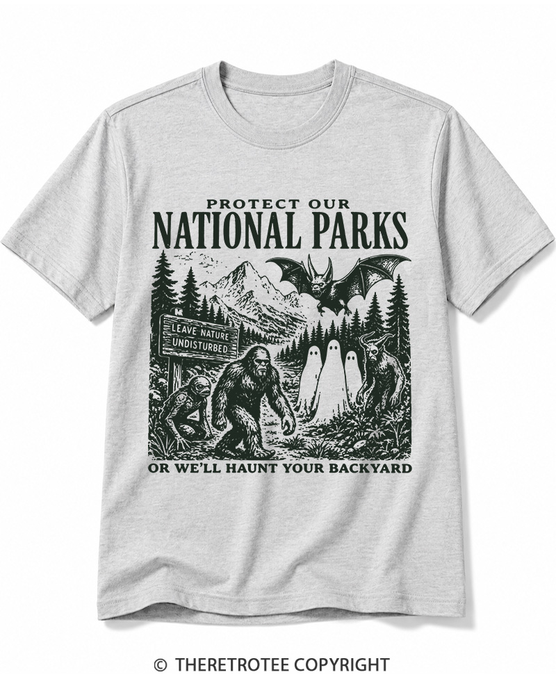 TheRetroTee Protect Our National Parks Cotton T-Shirt