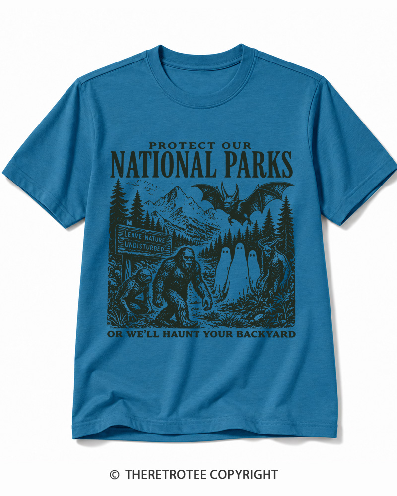 TheRetroTee Protect Our National Parks Cotton T-Shirt