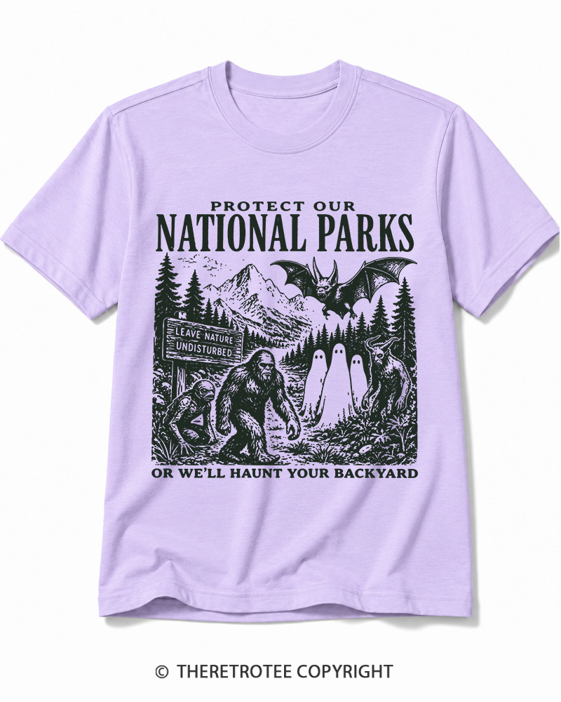 TheRetroTee Protect Our National Parks Cotton T-Shirt