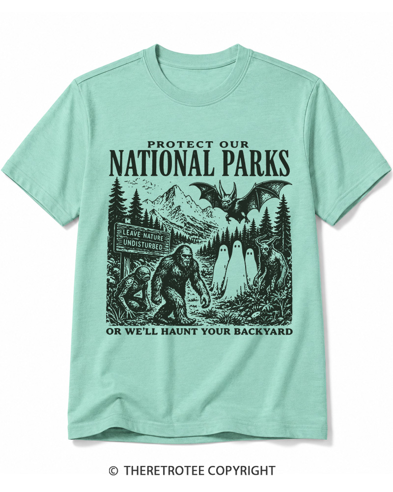 TheRetroTee Protect Our National Parks Cotton T-Shirt