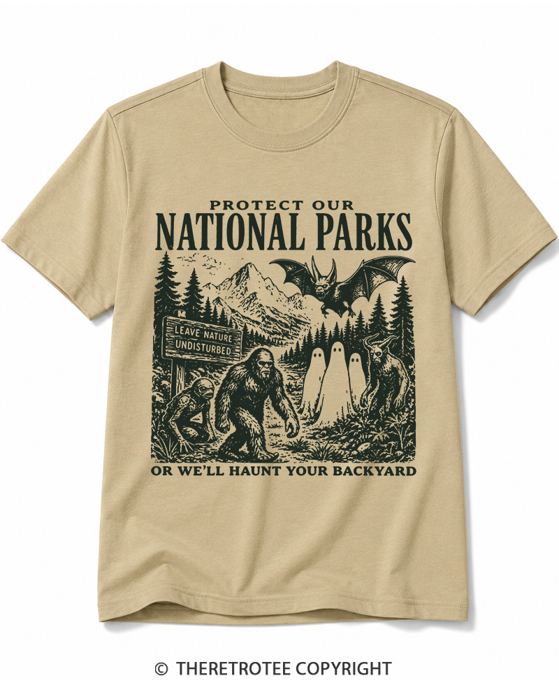 TheRetroTee Protect Our National Parks Cotton T-Shirt