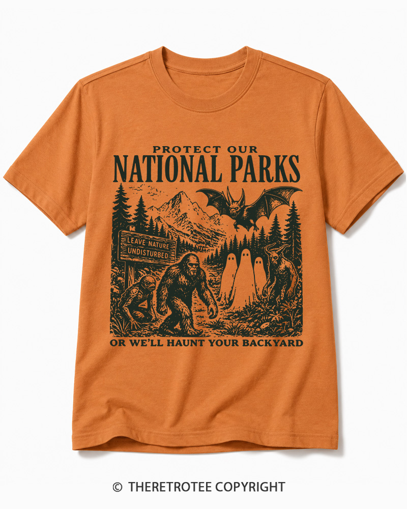 TheRetroTee Protect Our National Parks Cotton T-Shirt