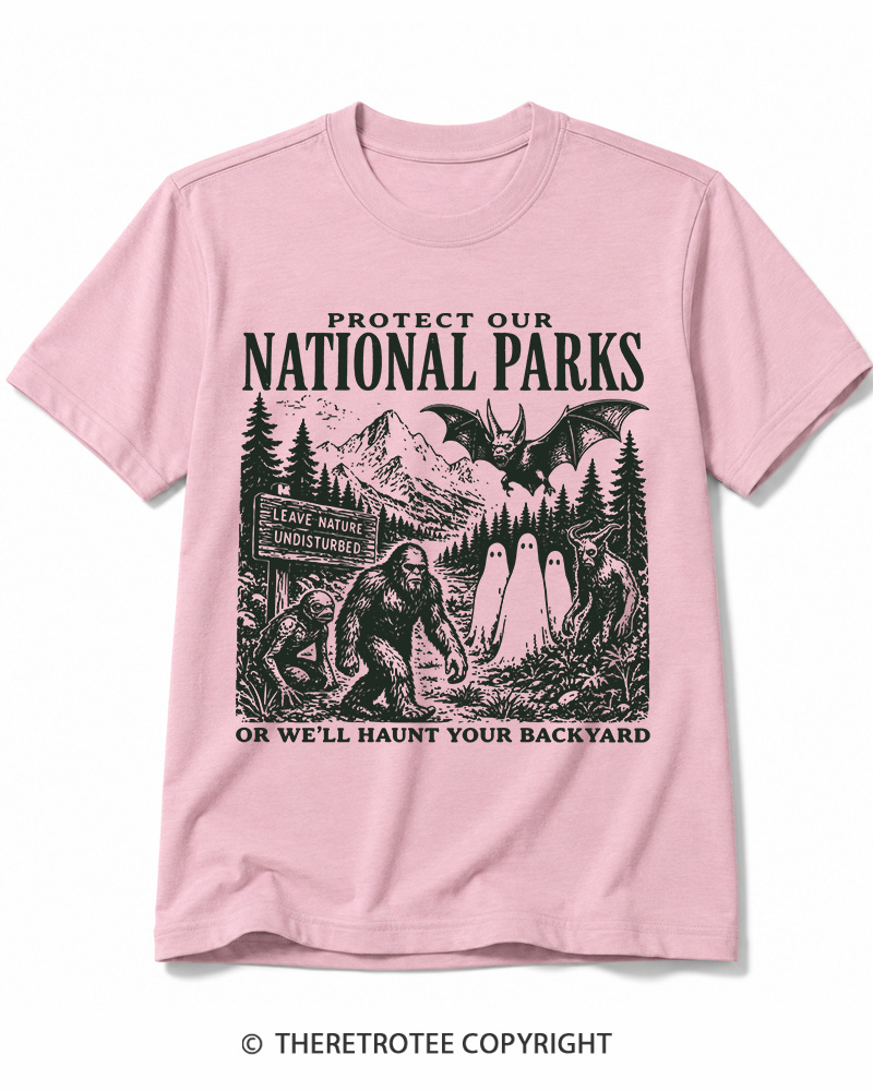 TheRetroTee Protect Our National Parks Cotton T-Shirt