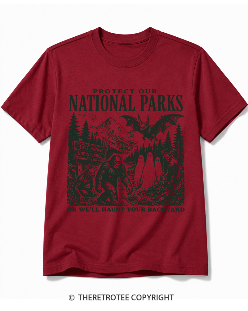 TheRetroTee Protect Our National Parks Cotton T-Shirt