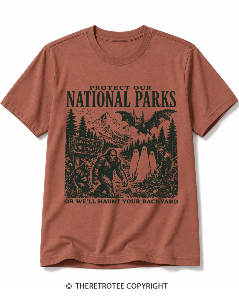 TheRetroTee Protect Our National Parks Cotton T-Shirt