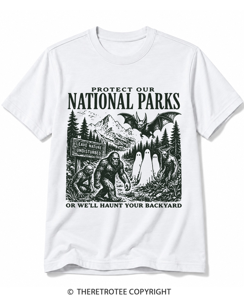 TheRetroTee Protect Our National Parks Cotton T-Shirt