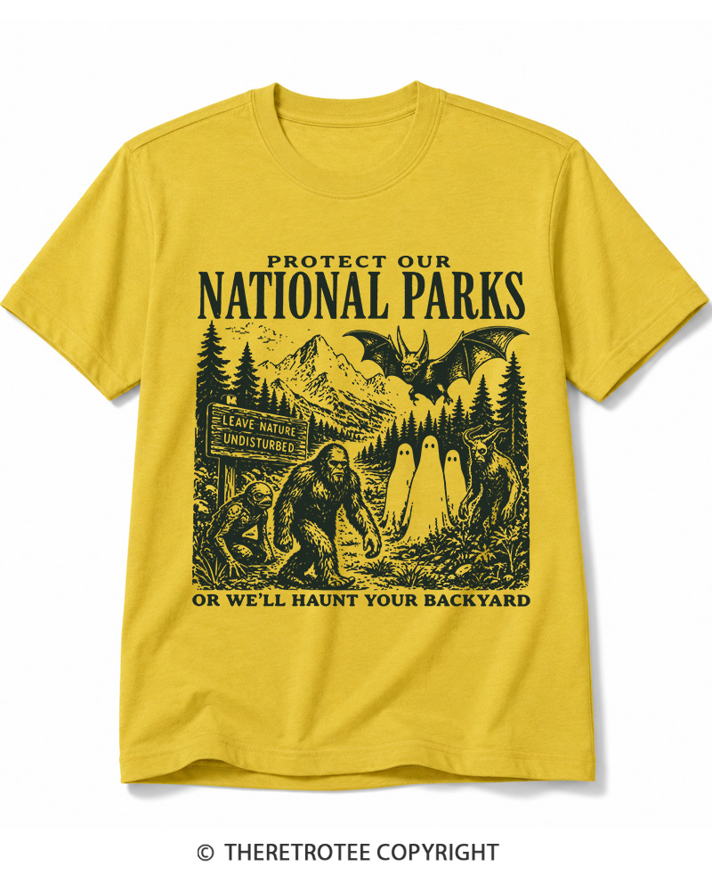 TheRetroTee Protect Our National Parks Cotton T-Shirt