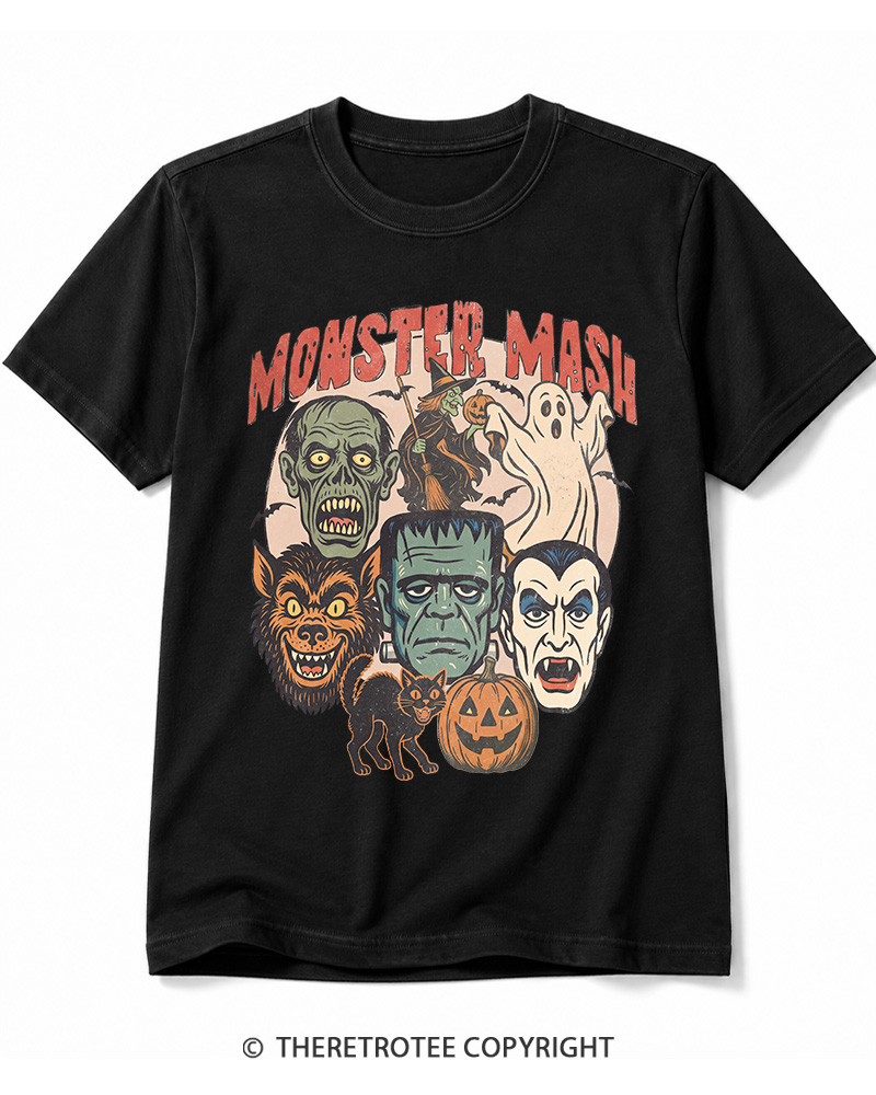 TheRetroTee Retro Halloween Spooky Season 1970s Cotton T-Shirt