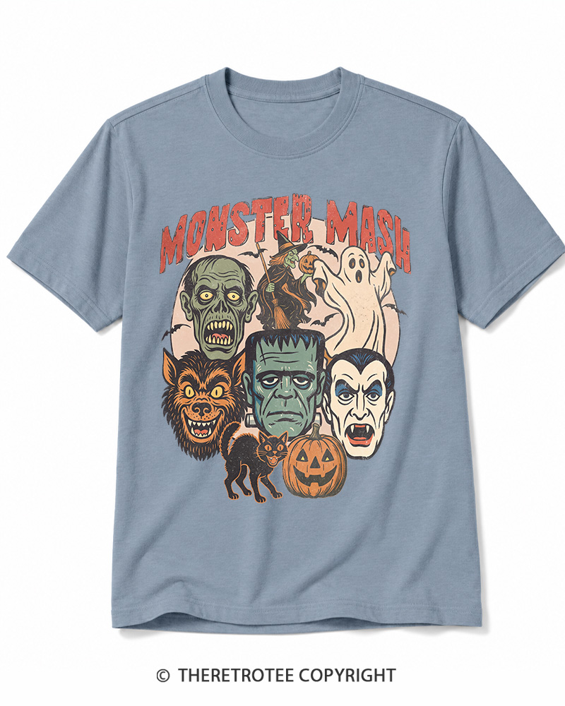 TheRetroTee Retro Halloween Spooky Season 1970s Cotton T-Shirt