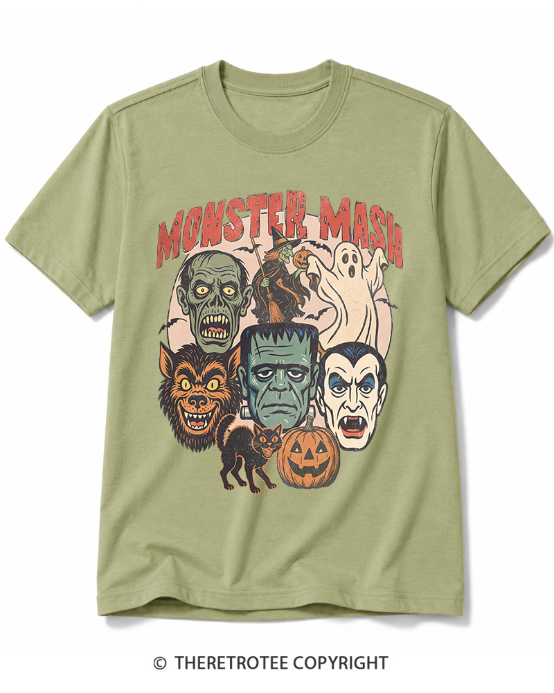 TheRetroTee Retro Halloween Spooky Season 1970s Cotton T-Shirt