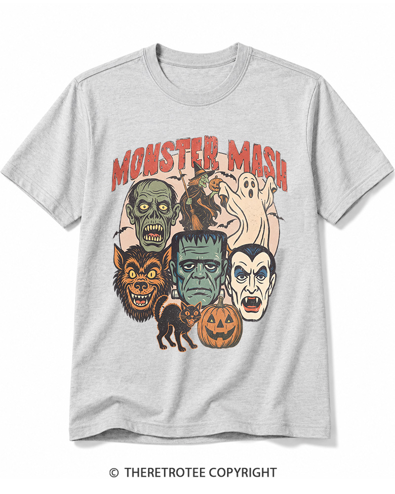 TheRetroTee Retro Halloween Spooky Season 1970s Cotton T-Shirt
