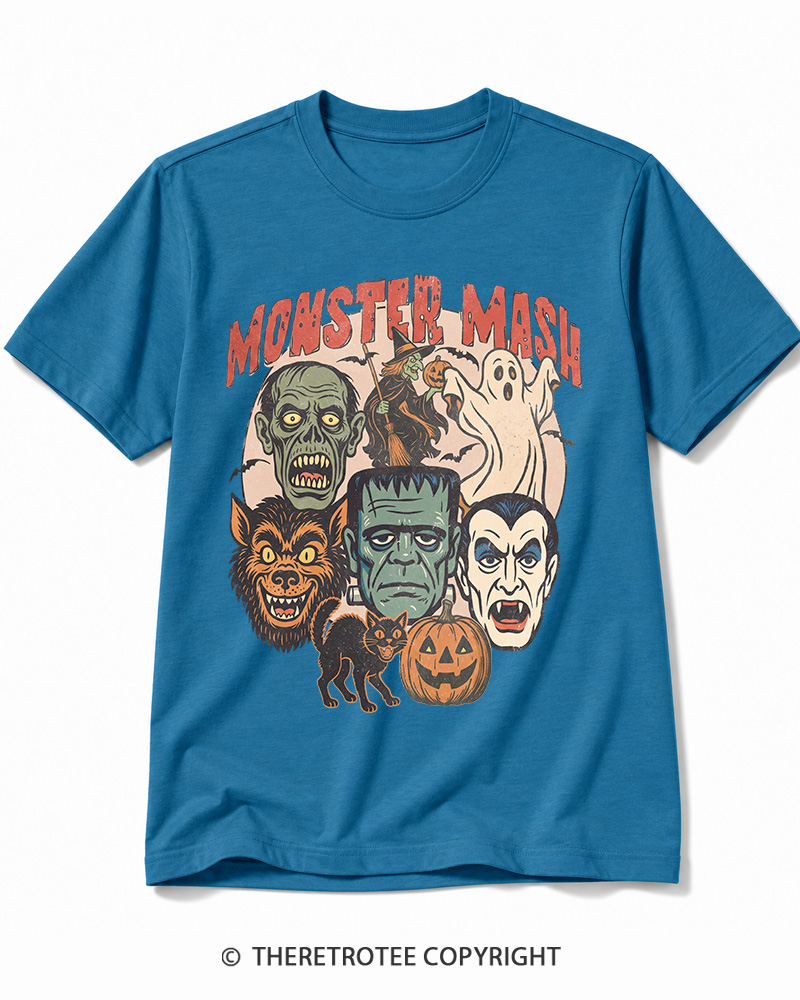 TheRetroTee Retro Halloween Spooky Season 1970s Cotton T-Shirt