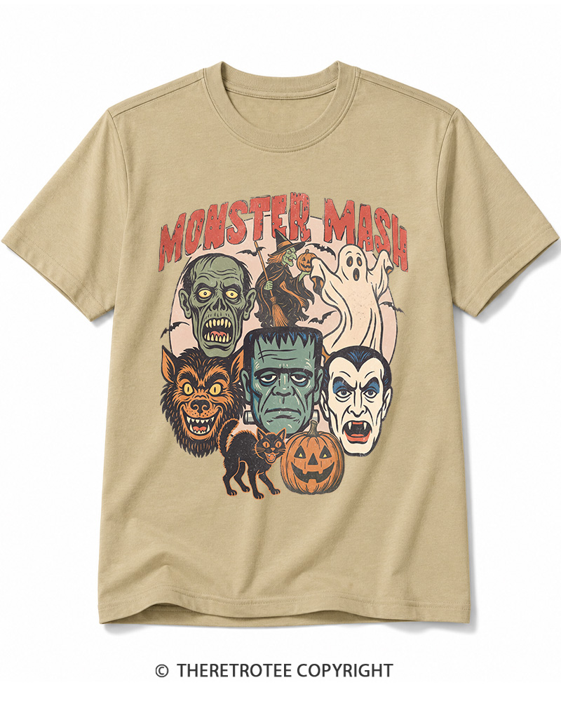 TheRetroTee Retro Halloween Spooky Season 1970s Cotton T-Shirt