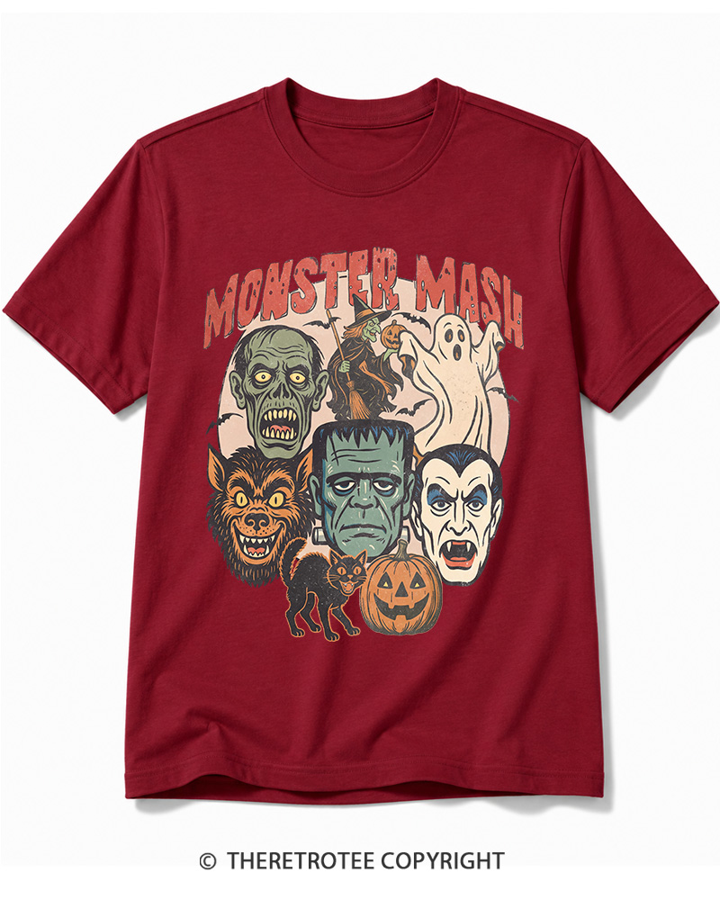TheRetroTee Retro Halloween Spooky Season 1970s Cotton T-Shirt