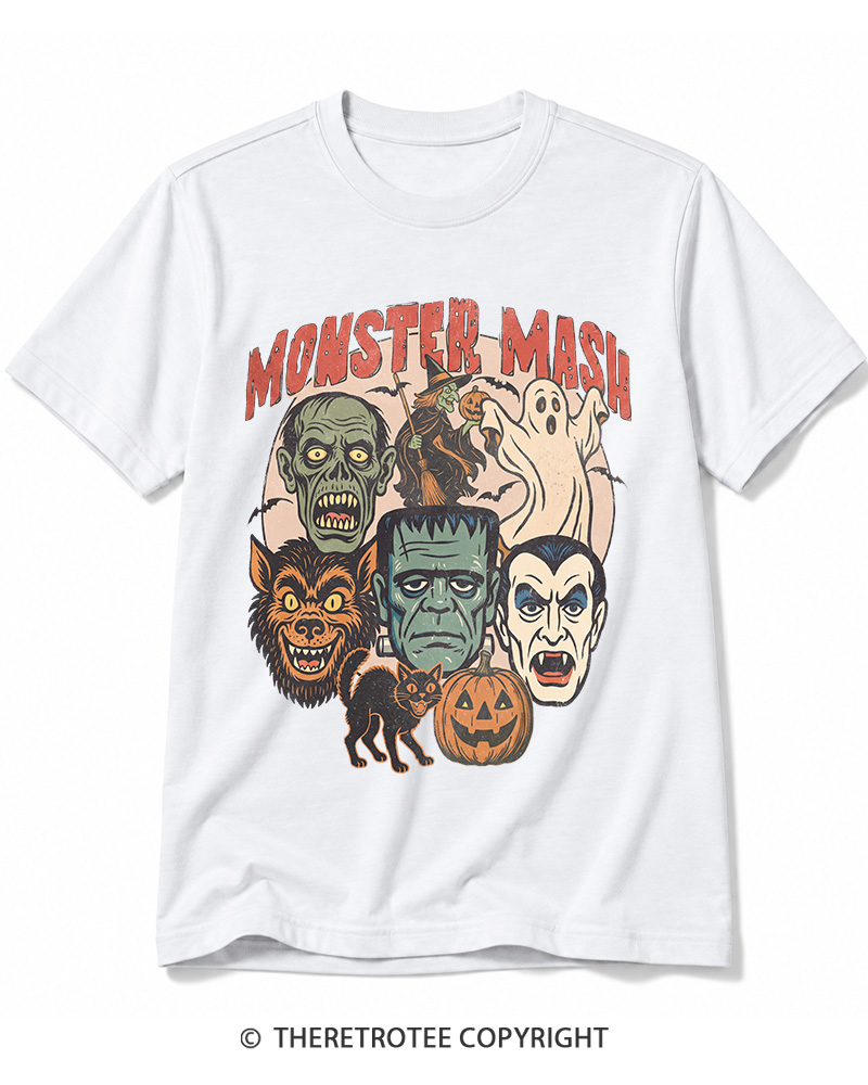 TheRetroTee Retro Halloween Spooky Season 1970s Cotton T-Shirt