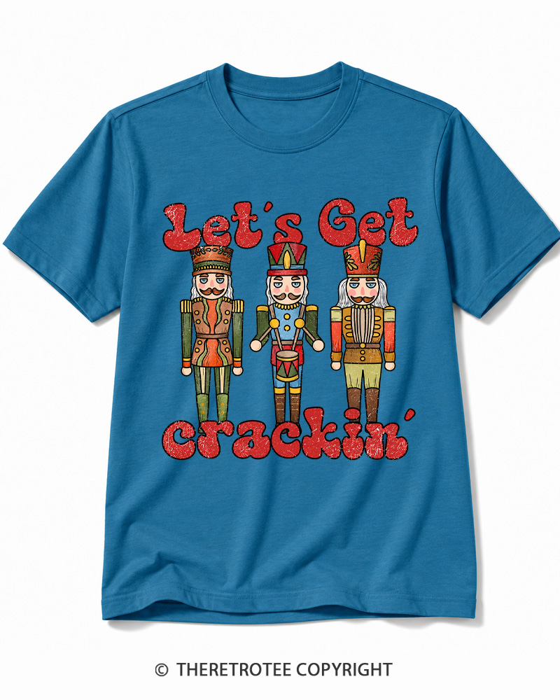 TheRetroTee Let’s Get Crackin 1970s Cotton T-Shirt