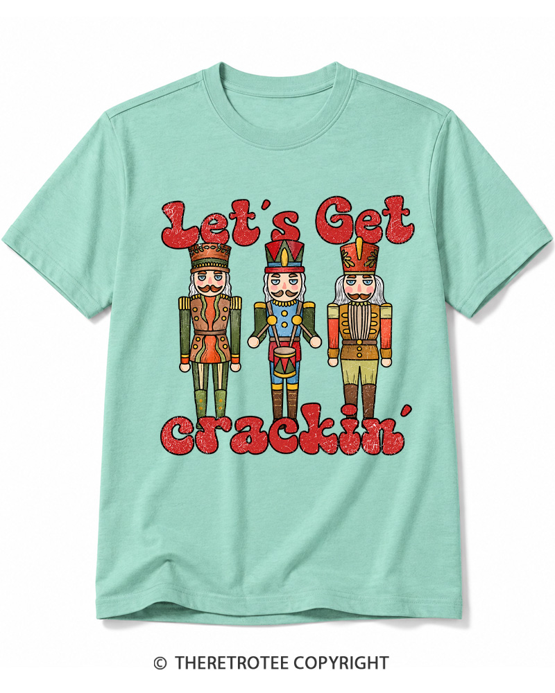 TheRetroTee Let’s Get Crackin 1970s Cotton T-Shirt