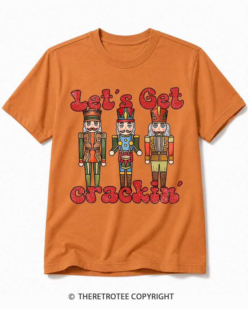TheRetroTee Let’s Get Crackin 1970s Cotton T-Shirt